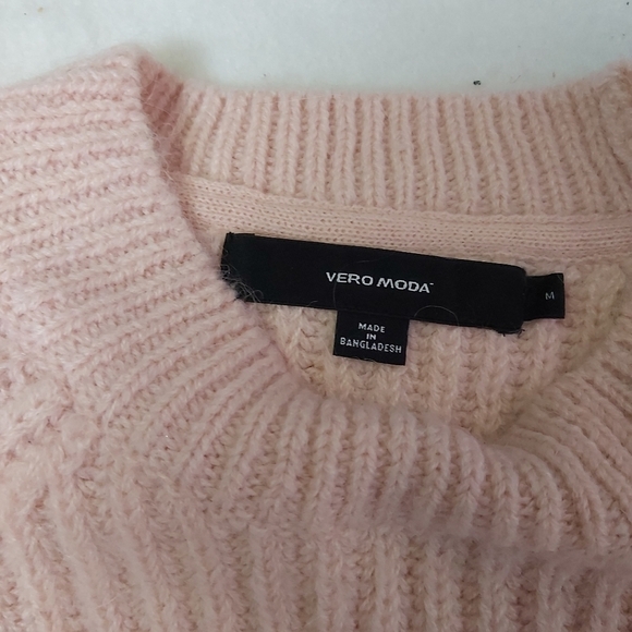 VERO Moda Pink Fridged Sweater - Picture 6 of 7